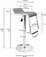 Стул Mio Tesoro Турин BS-014 (черный/хром) – фото товара