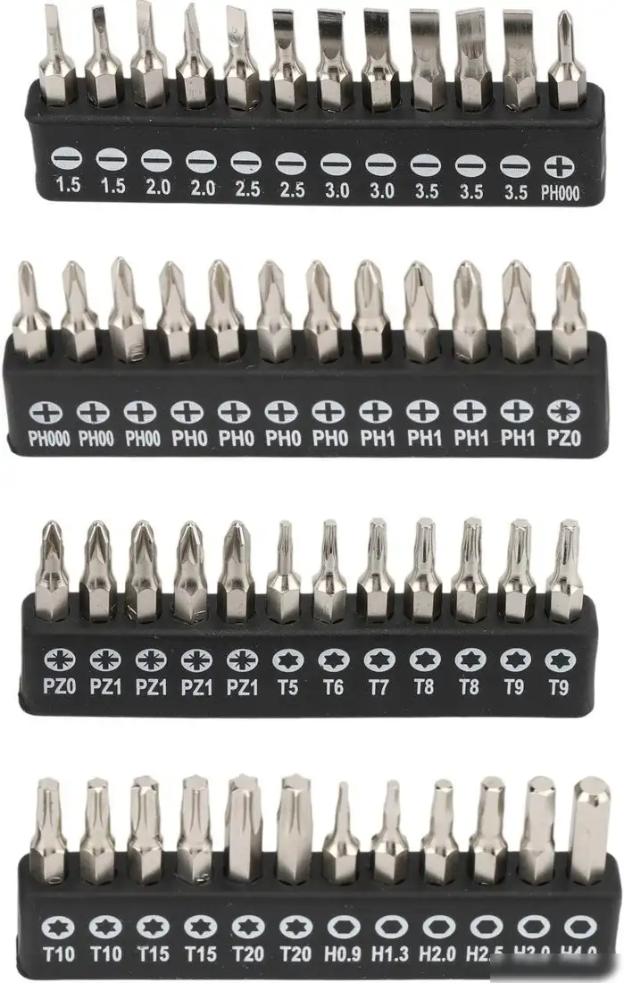 Набор отвертка с битами P.I.T. Advance HSDR04-0050 (50 предметов) – фото товара