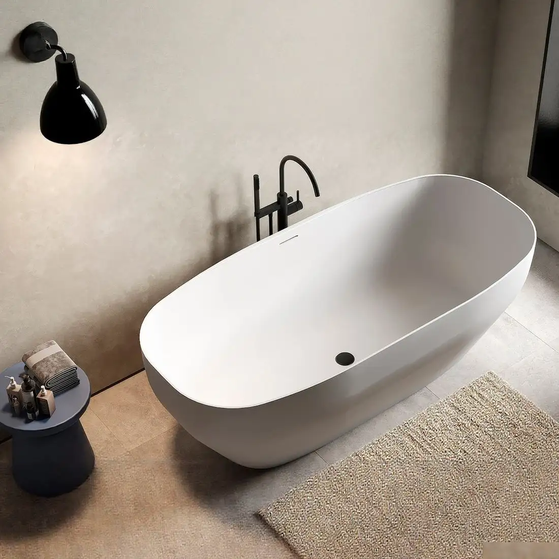 Ванна Belux Арго АР-1750 (18, белый матовый/Solid Surface) - фото товара