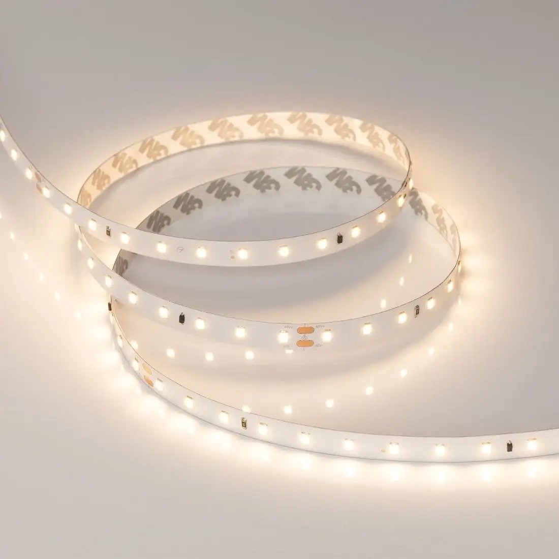 Светодиодная лента Arlight 3.8W/m 72LED/m 2835SMD теплый белый 60M IC-A72-10mm 48V Warm3000 032190 – фото товара