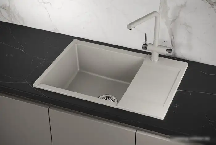 Кухонная мойка Granula ES-7003 (базальт) - фото товара