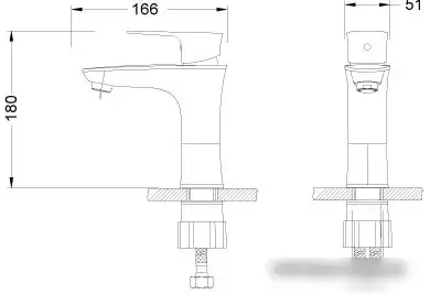 Смеситель Lemark Nero LM0206C - фото товара