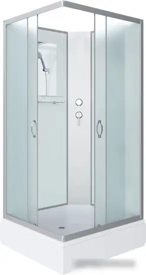 Душевой уголок Niagara NG-33084-14QBK 100x80x215 (матовое стекло) - фото товара