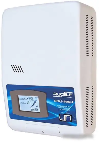 Стабилизатор напряжения Rucelf SRWII-6000-L – фото товара