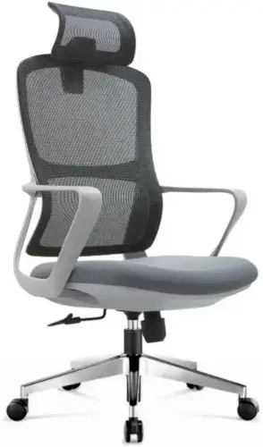 Офисное кресло SitUp Point Grey Chrome (сетка Grey/Grey) – изображение в каталоге