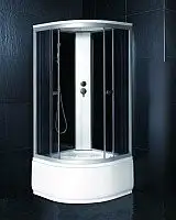 Душевая кабина Coliseum Simple T-80 (черный/тонированное стекло) - фото товара