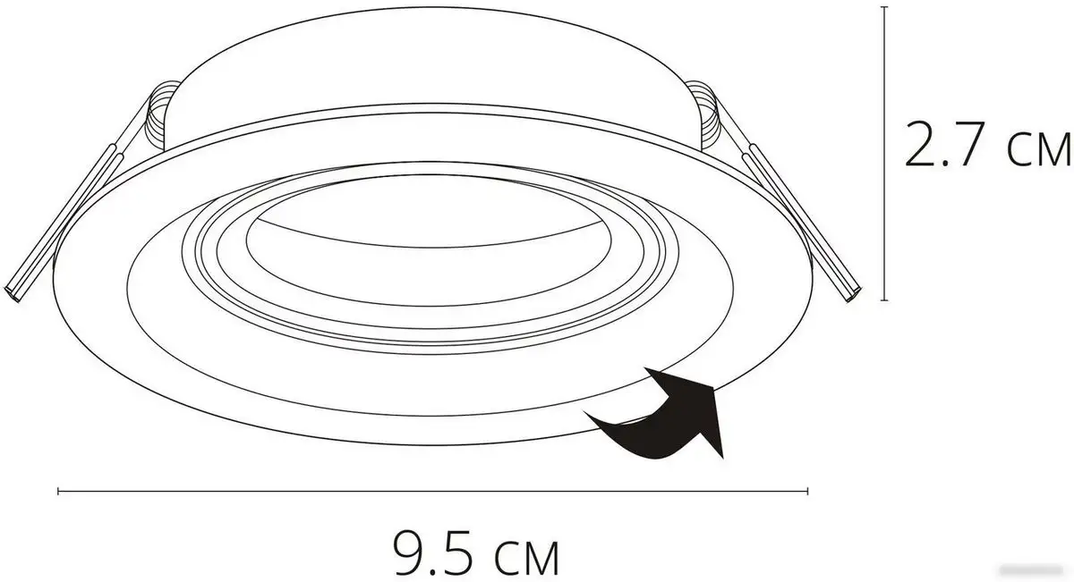 Точечный светильник Arte Lamp Mira A2862PL-1WH – фото товара