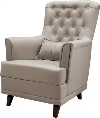 Интерьерное кресло Mio Tesoro Каприз (Velutto 18/шоколад) – изображение в каталоге