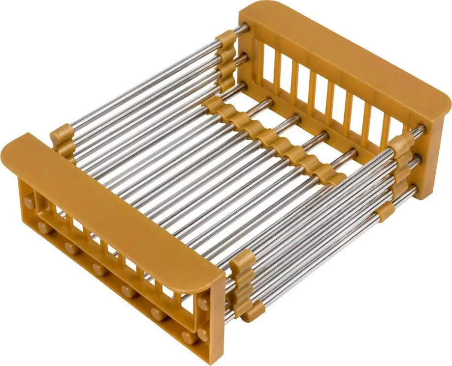 Кухонная мойка Basic CL DS Decor 60x50 (золото, коландер, дозатор) - фото товара