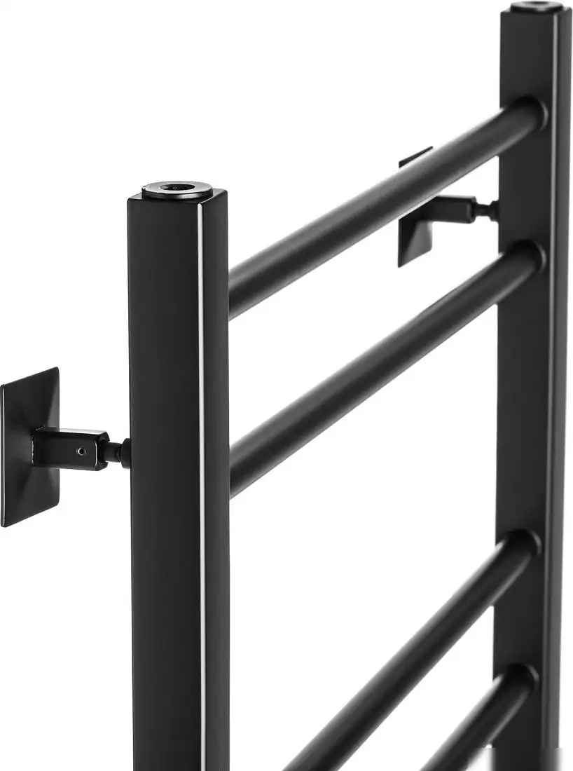 Полотенцесушитель Ростела Свирель V квадрат 500x700/7 1/2" (Ral 9005, нижнее подключение) - фото товара