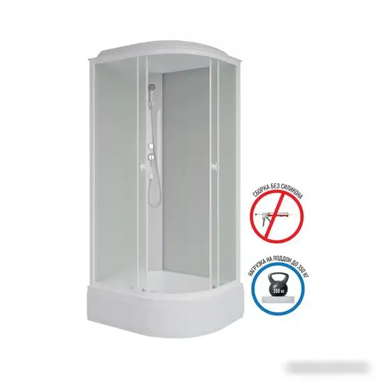 Душевая кабина Niagara Promo P120/90/26L/MT 120x90x215 - фото товара