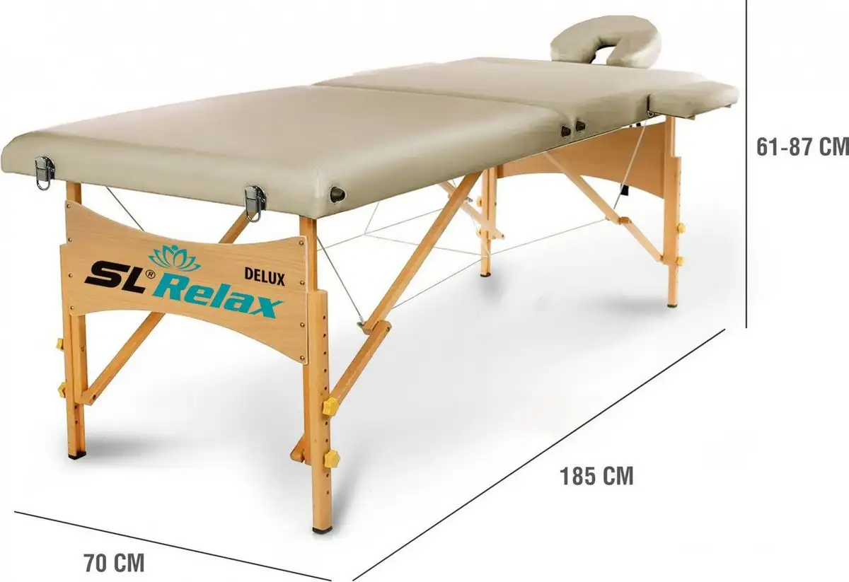 Массажный стол SL Relax Delux BM2523-1BC (бежевый) – фото товара