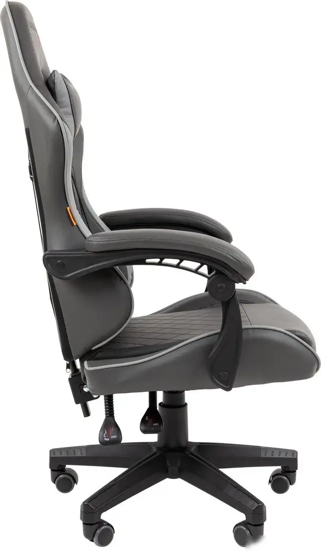 Игровое (геймерское) кресло CHAIRMAN CH28 (экокожа, черный/серый) – фото товара