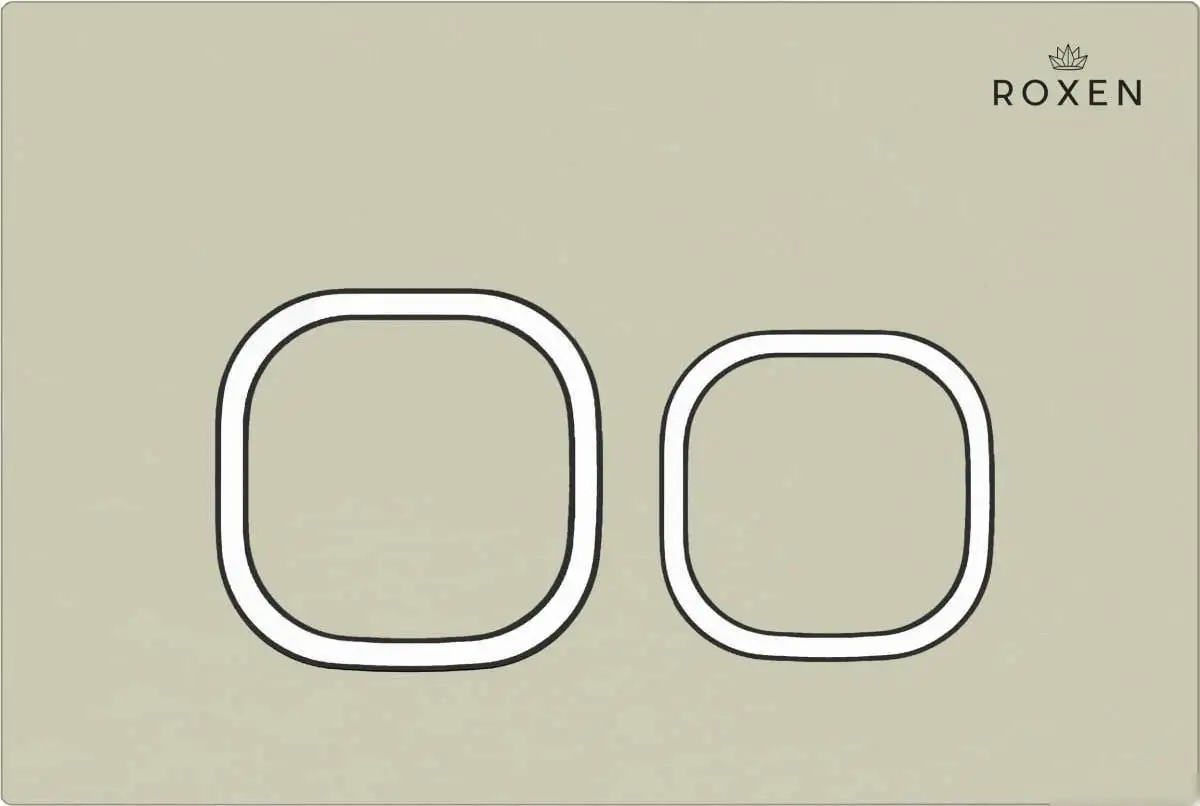 Унитаз подвесной Roxen Vine Tornado в комплекте с инсталляцией StounFix Dual Fresh 6 в 1 979018 (кнопка: бежевый) - фото товара