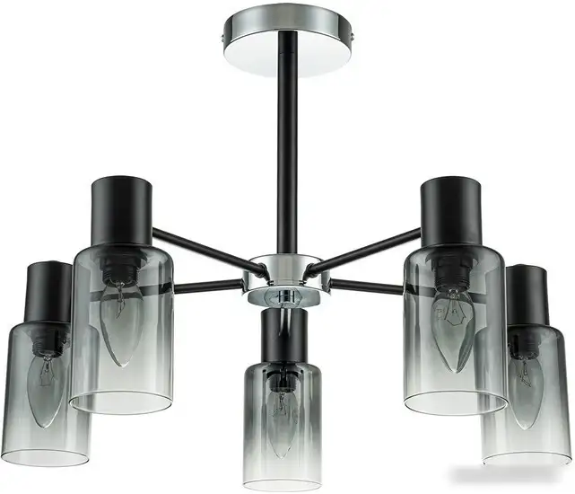 Люстра средней высоты Escada 2120/5P (черный) – фото товара