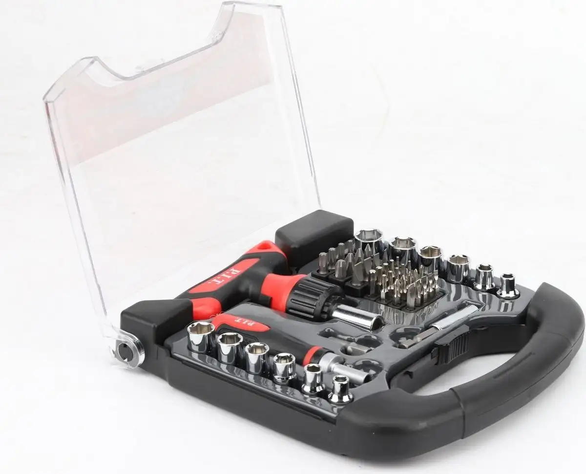 Набор отвертка с битами и головками P.I.T. Advance HSDR04-0048 (48 предметов) – фото товара