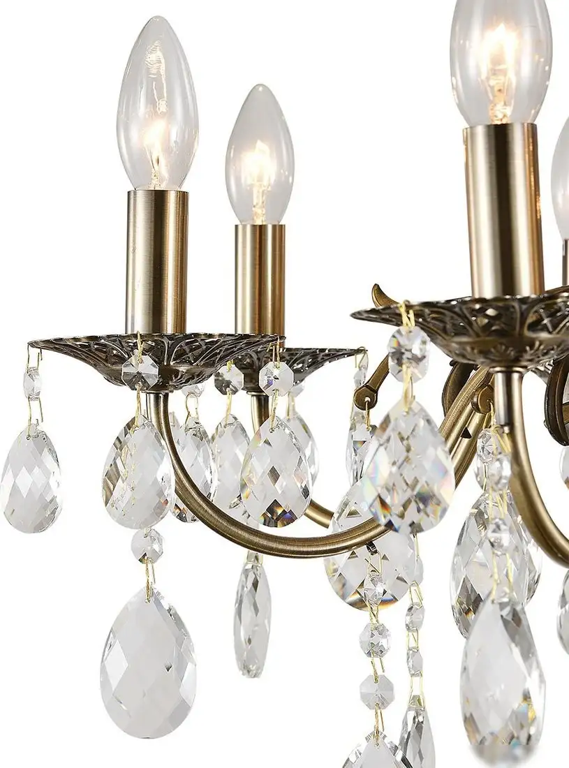 Подвесная люстра Escada 2107/8P (античная латунь) – фото товара