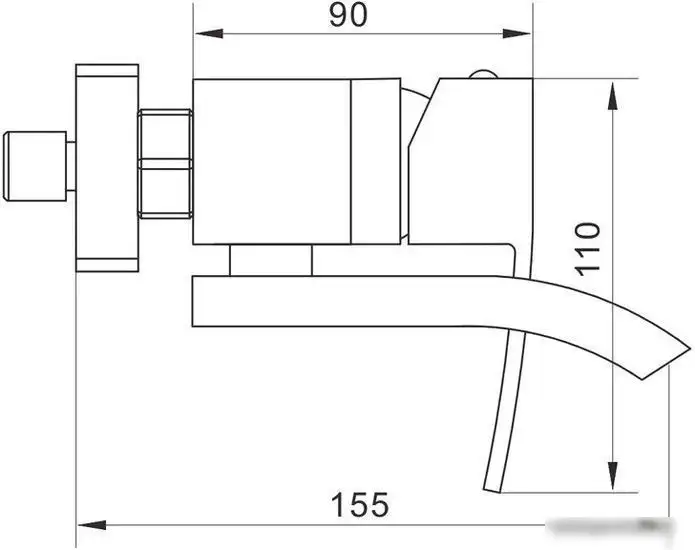 Смеситель Rose R1552F - фото товара