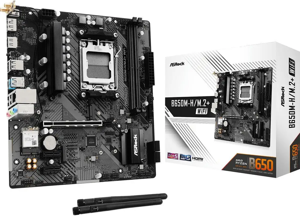 Материнская плата ASRock B650M-H/M.2+ WiFi – фото товара