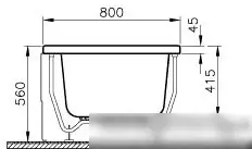 Ванна Vitra Neon 180x80 - фото товара