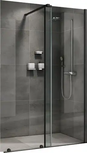 Душевая стенка Abber Immer Offen AG09100B - предпросмотр изображения Душевая стенка Abber Immer Offen AG09100B - изображение в каталоге