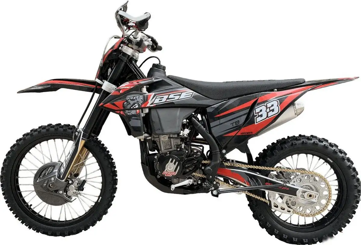 Мотоцикл BSE T8 Red Bear (красный) – фото товара