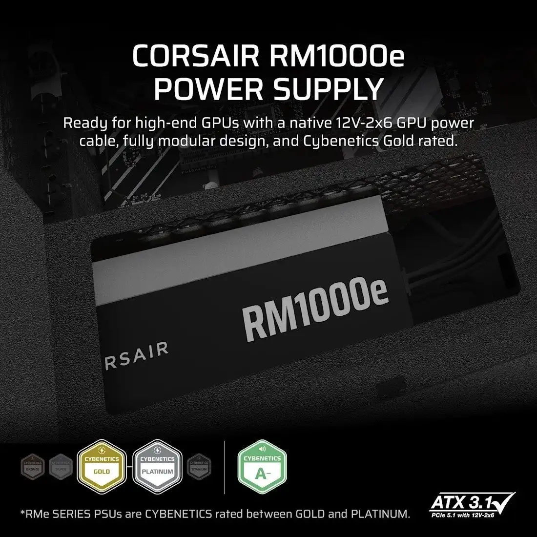 Блок питания Corsair RM1000e CP-9020297-EU – фото товара