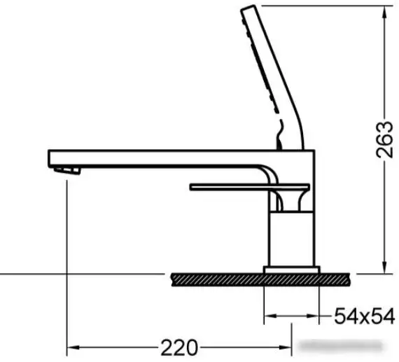 Смеситель Timo Torne 4330/03Y (черный) - фото товара