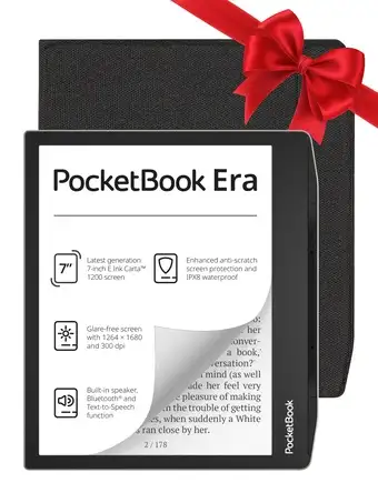 Электронная книга PocketBook 700 Era 16GB(черный) + Обложка 700 Flip series, Black
