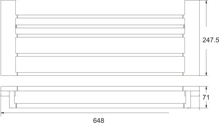 Полка для полотенца Rose RG1808C – фото товара