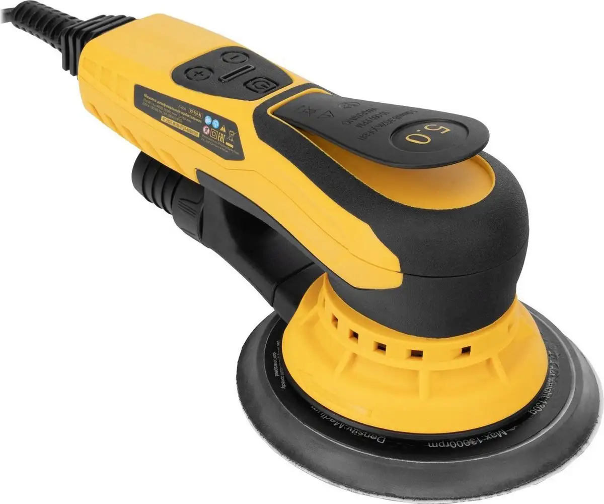 Эксцентриковая шлифмашина Denzel OS-150-BL – фото товара