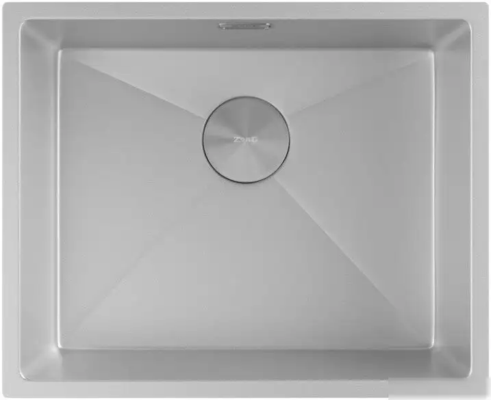 Кухонная мойка ZorG Zerox 54 U / IF Zurinox Steel - фото товара