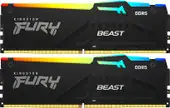 Оперативная память Kingston FURY Beast RGB 2x16ГБ DDR5 6400 МГц KF564C32BBEAK2-32
