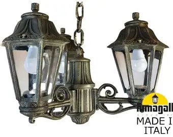 Уличный подвесной светильник Fumagalli Sichem/Anna 3L E22.120.S30.BXF1R – изображение в каталоге