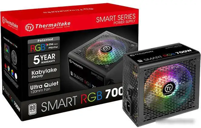 Блок питания Thermaltake Smart RGB 700W SPR-0700NHSAW – фото товара