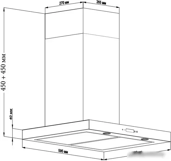 Кухонная вытяжка Backer CH60E-MC-L200 Inox BG - фото товара