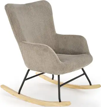 Кресло-качалка Halmar Belmiro (серый) – изображение в каталоге