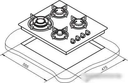 Варочная панель Darina T1 BGM 341 11 X - фото товара