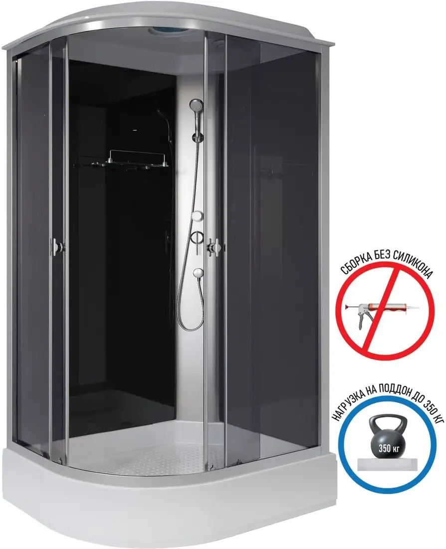 Душевая кабина Niagara Eco E120/80/26R/TN 120x80x215 - фото товара