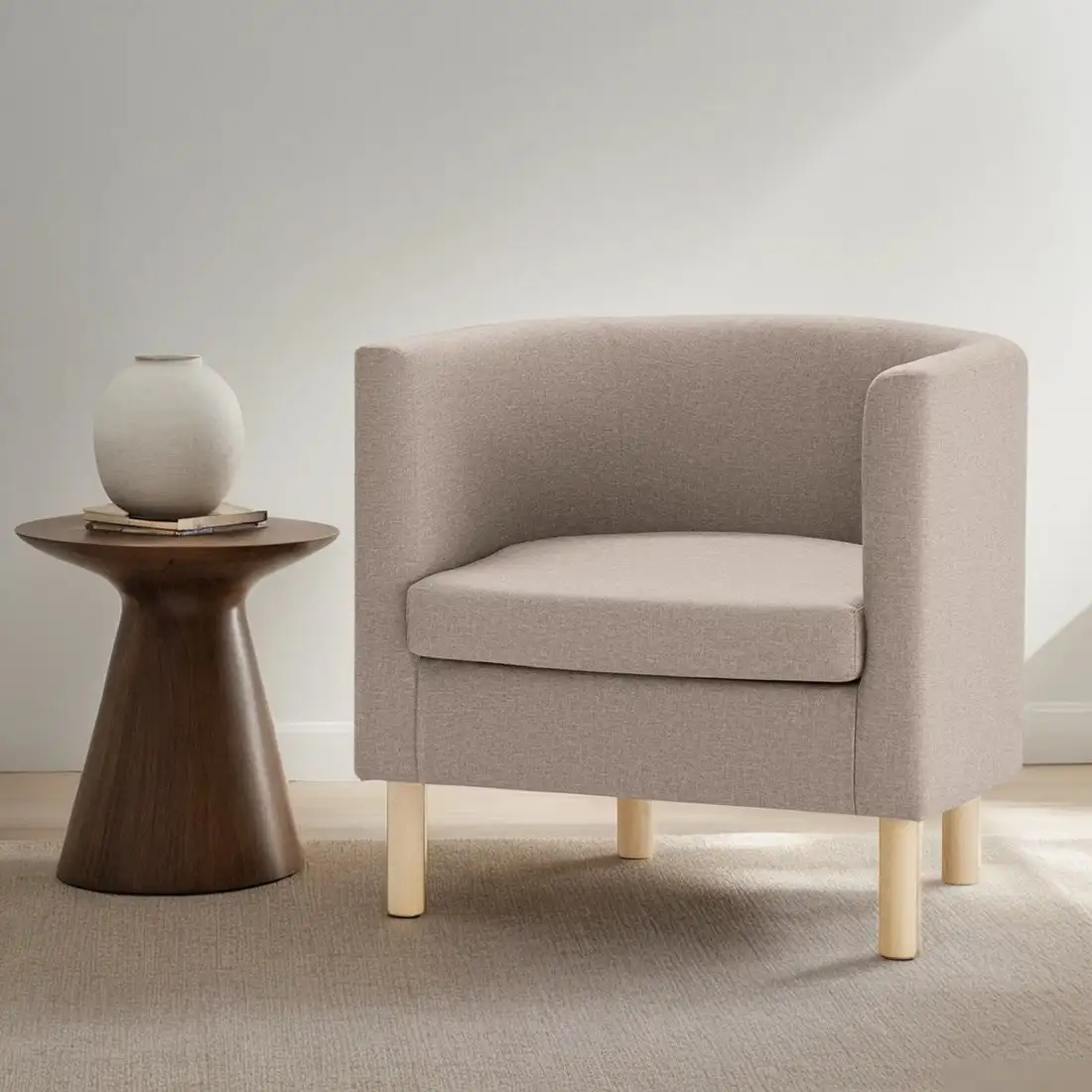 Интерьерное кресло Mio Tesoro Агата 351 (темно-бежевый 1176) – фото товара