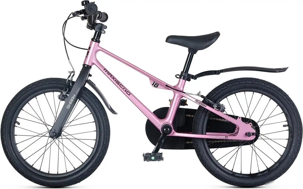 Детский велосипед Maxiscoo Shark Sport 18 2025 MSC-SH1843 (розовый жемчуг) – фото товара