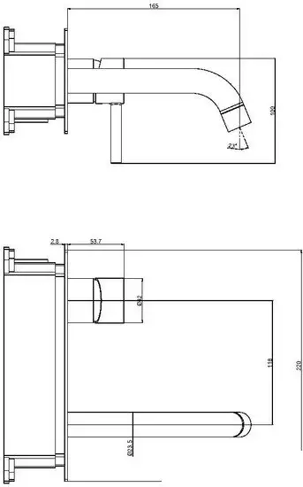 Смеситель Maxonor Pure Life PL7287-8 - фото товара