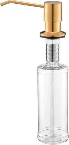 Дозатор для жидкого мыла Paulmark Rein D002-BG (золото/брашированное золото)