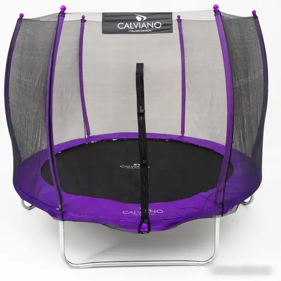 Батут Calviano Outside Master Purple 312 см - 10ft (внешняя сетка, с лестницей) – фото товара