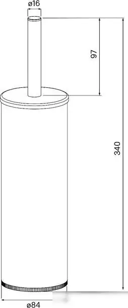 Ершик для унитаза IDDIS BRUBL0i47 – фото товара