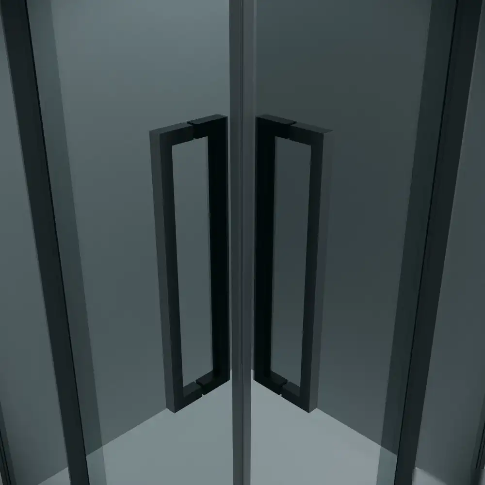 Душевой уголок Grossman Cosmo 90x90x195 300.K33.02.9090.21.10 (черный матовый/тонированное стекло) - фото товара