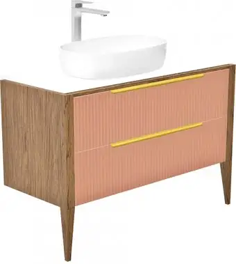 ЗОВ Тумба под умывальник Валенсия 100 MV1000RAL3012-KP13W (белый) – изображение в каталоге