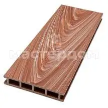 Террасная доска ДПК LECOLE Мультиколор 145х25x4000, Светло-коричневый