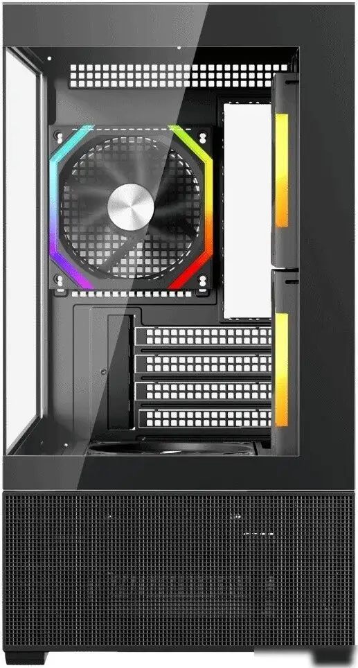 Корпус 1stPlayer CV6 ARGB CV6-BK-2FAR-2FH7R-1FH7 (черный) – фото товара