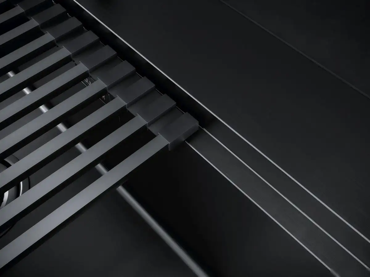 Коврик для сушки Paulmark Ролл-мат Extra R405-GM (вороненая сталь/черный)